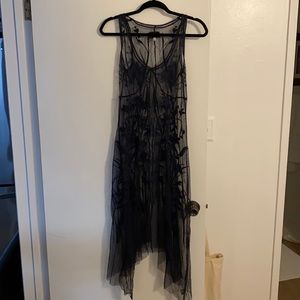 Johnny Was Navy lace Dress